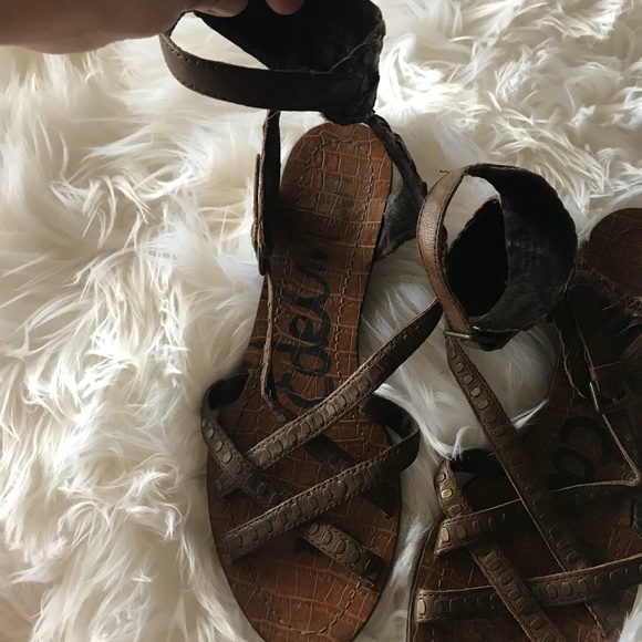 Sam Edelman Leather Sandals - Picture 2 of 5